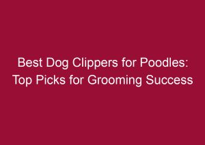 best dog clippers for poodles top picks for grooming success 3285