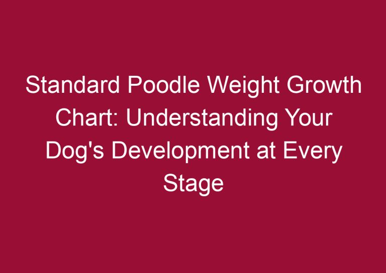 standard poodle weight growth chart understanding your dogs development at every stage 3325