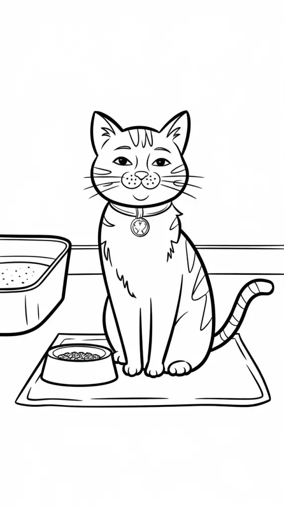 Dog Coloring Page 4