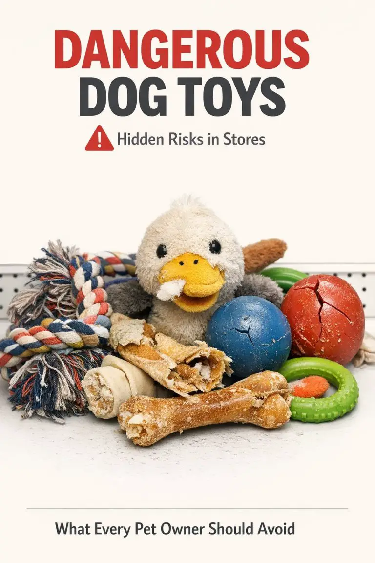 Unsafe Dog Toys Still Sold in Stores
