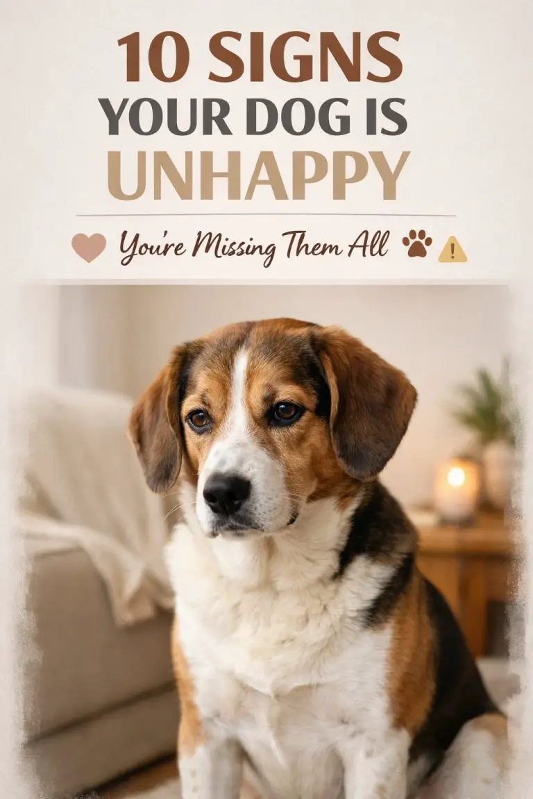 10 Signs Your Dog Is Unhappy (And You’re Missing Them All)