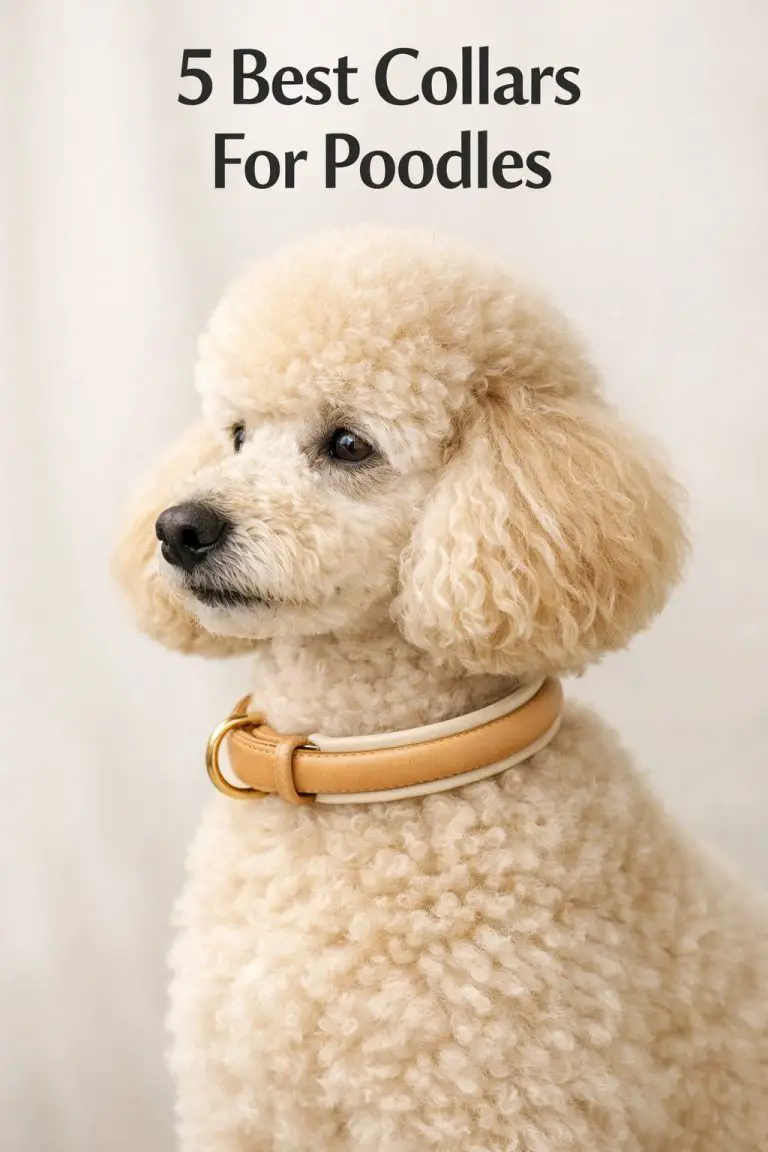 5 Best Collars For Poodles That Protect Curly Fur Sensitive Necks 1