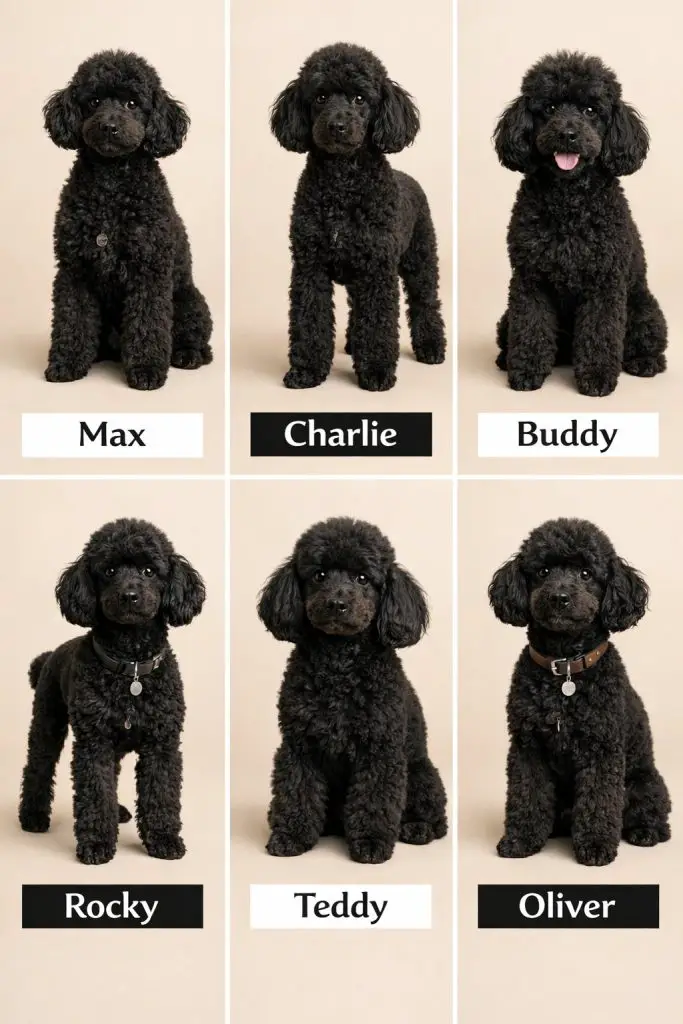 50 Black Poodle Boy Names That Are Cute Strong Unique