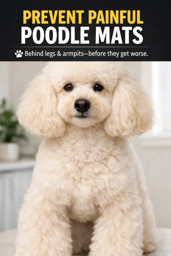 How To Prevent Poodle Mats Behind Legs And Armpits
