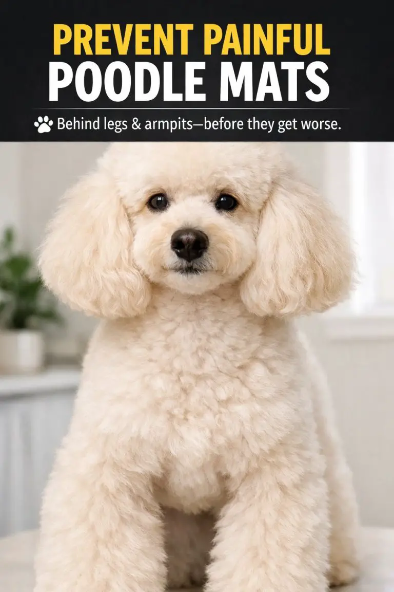 How To Prevent Poodle Mats Behind Legs And Armpits