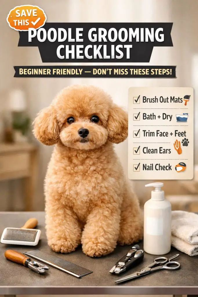 Poodle Grooming Checklist Beginner Friendly 1