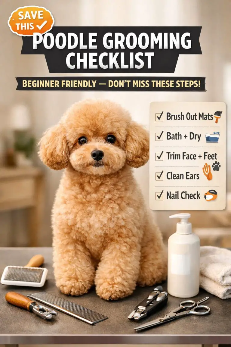 Poodle Grooming Checklist (Beginner Friendly)