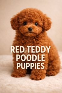 Red Teddy Poodle Puppies That Look Like Living Stuffed Toys 1