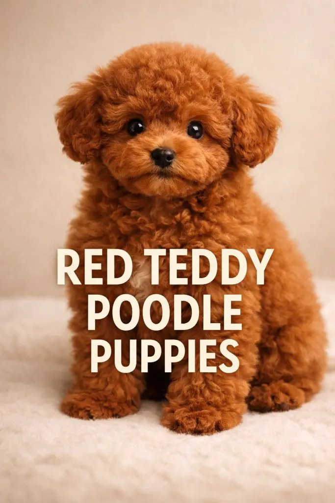 Red Teddy Poodle Puppies That Look Like Living Stuffed Toys 1