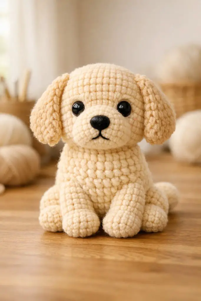 Golden Retriever Crochet Pattern Free