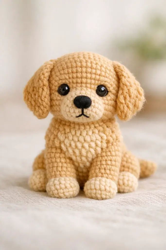 Golden Retriever crochet pattern free PDF