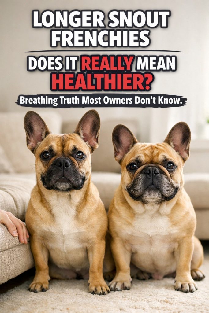 Longer Snout Frenchies For Better Breathing Health 1