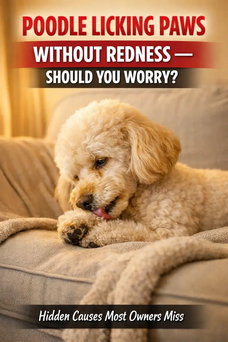 Poodle Licking Paws When To See A Vet — Warning Signs