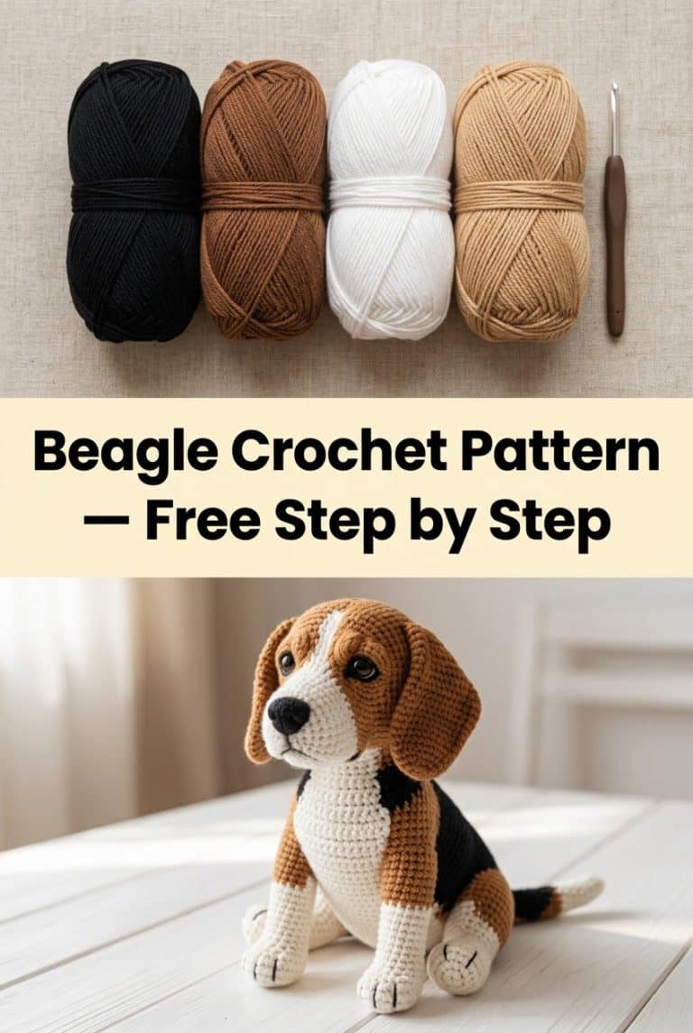 beagle amigurumi crochet pattern
