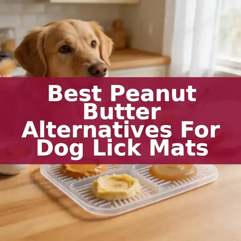 Best Peanut Butter Alternatives for Dog Lick Mats