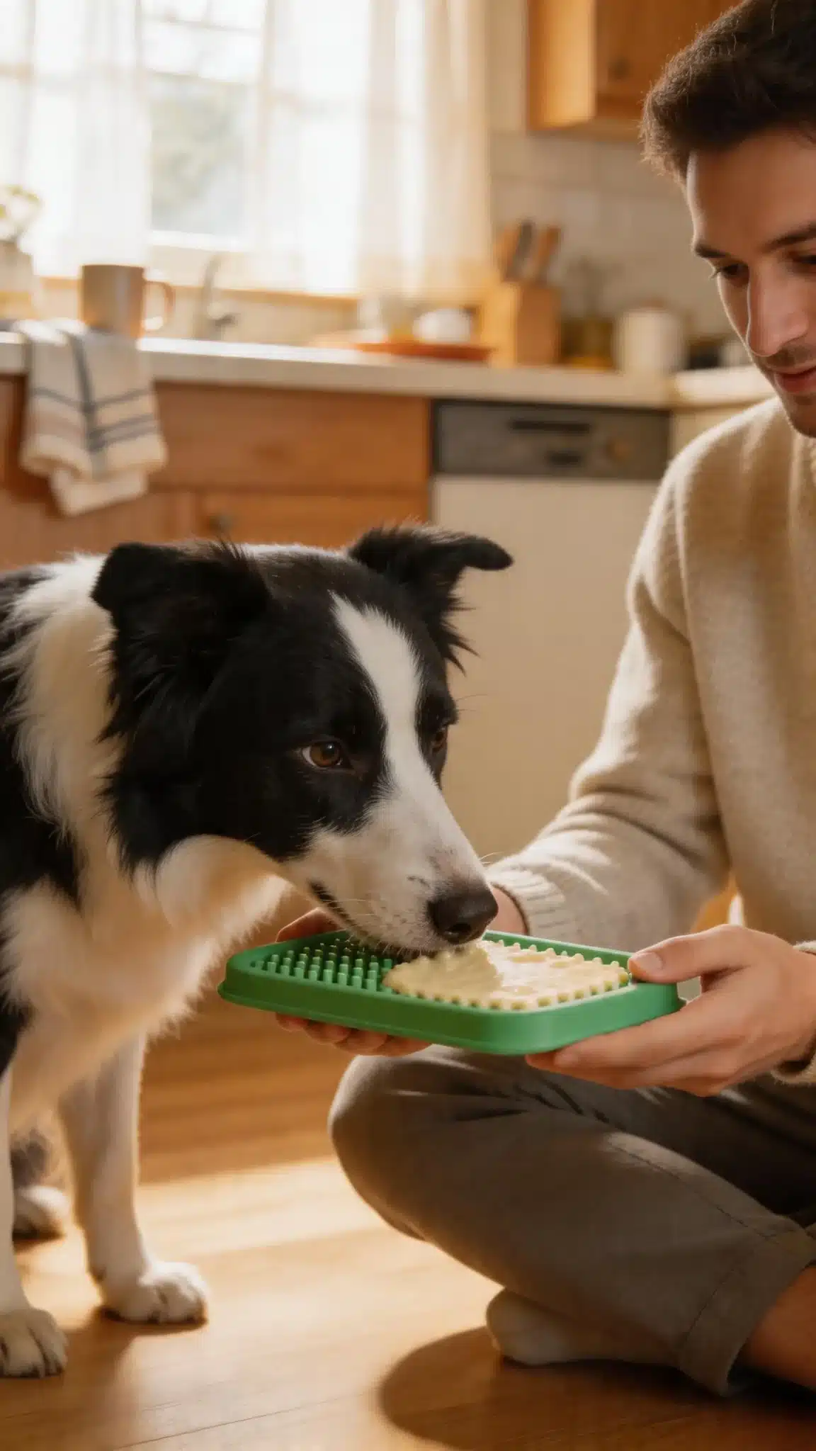 How to Introduce a New Lick Mat Filling to Your Dog