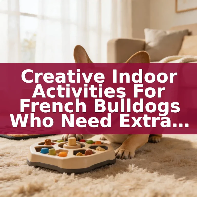 Creative Indoor Activities for French Bulldogs Who Need Extra Stimulation