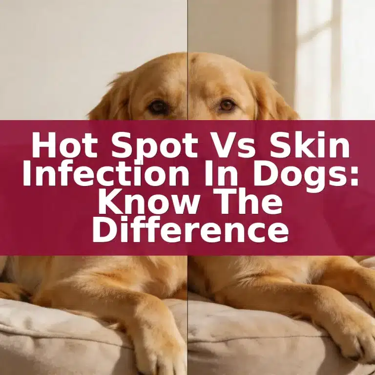 Hot Spot vs Skin Infection in Dogs: Know the Difference