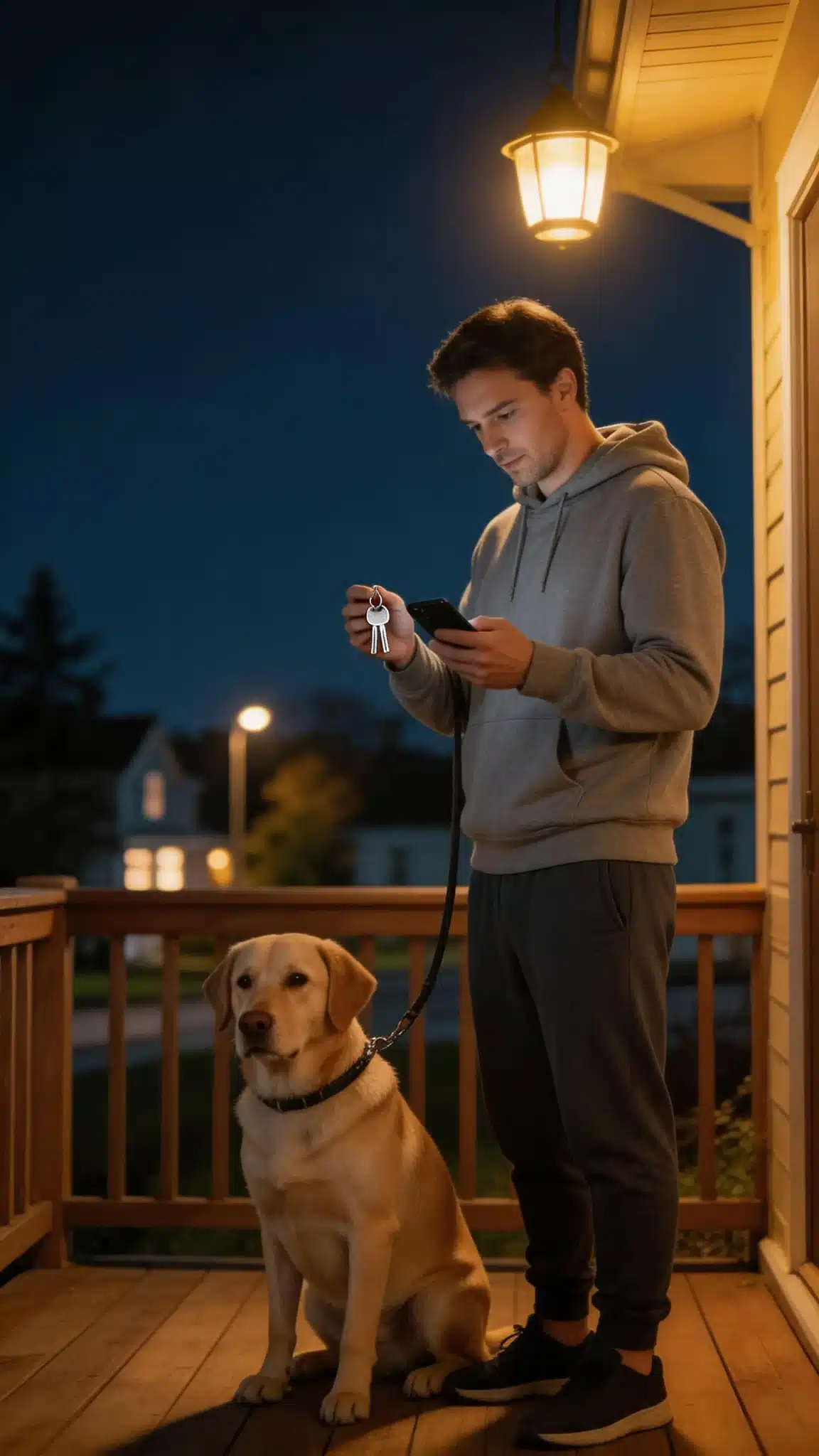 How can I stay calm while walking?