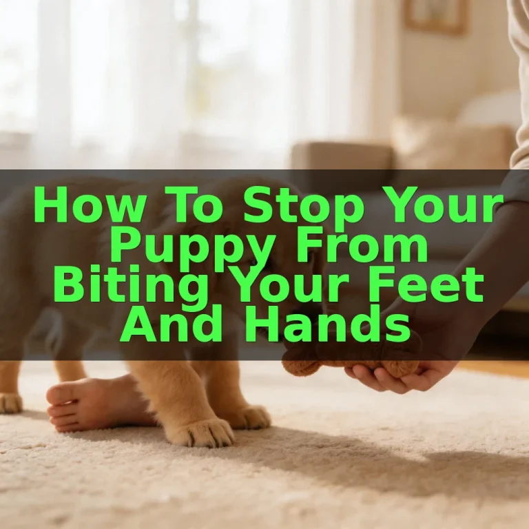 How to Stop Your Puppy From Biting Your Feet and Hands