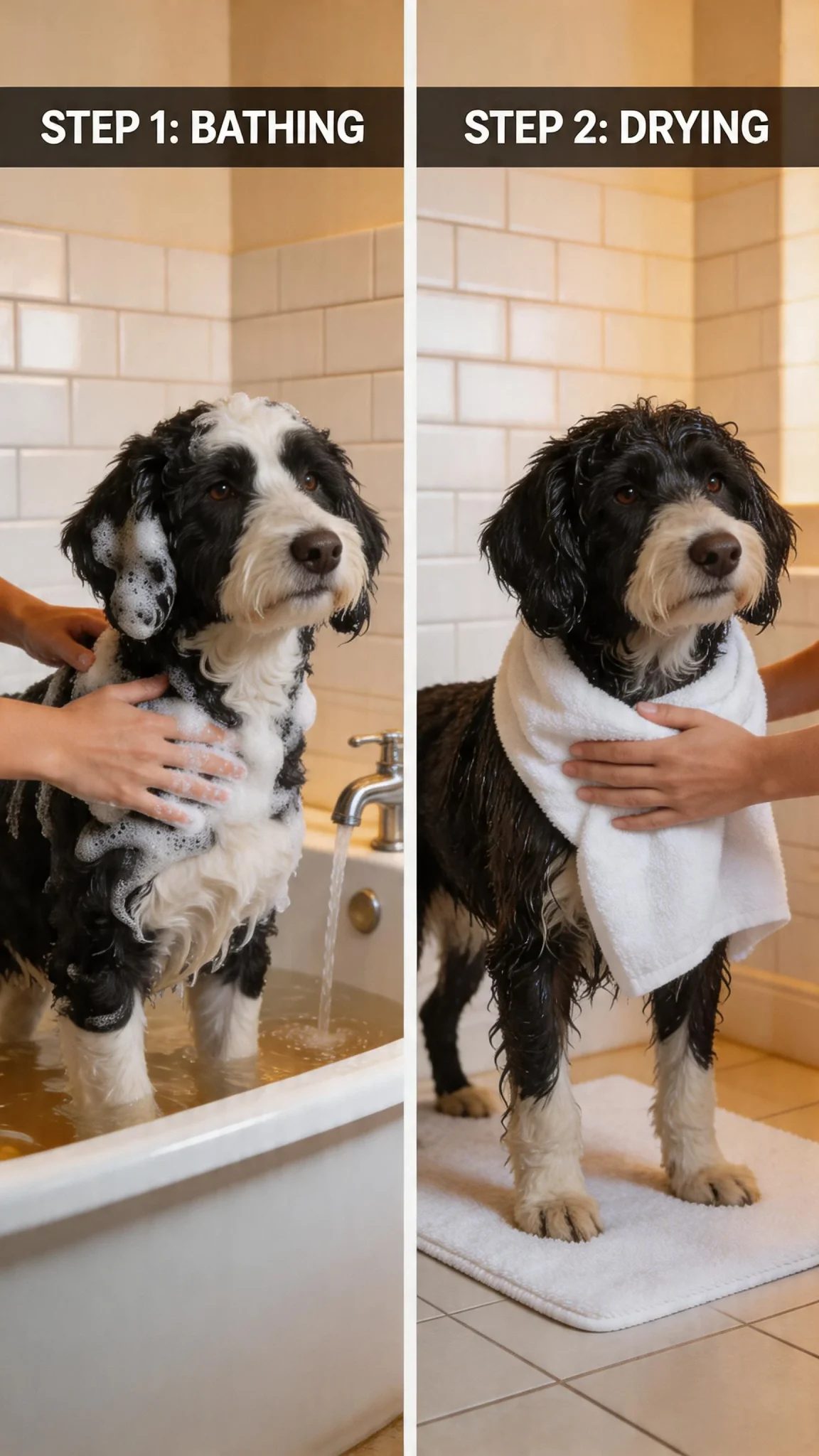 Step-by-Step Dry Skin Treatment Routine for Poodle Mixes