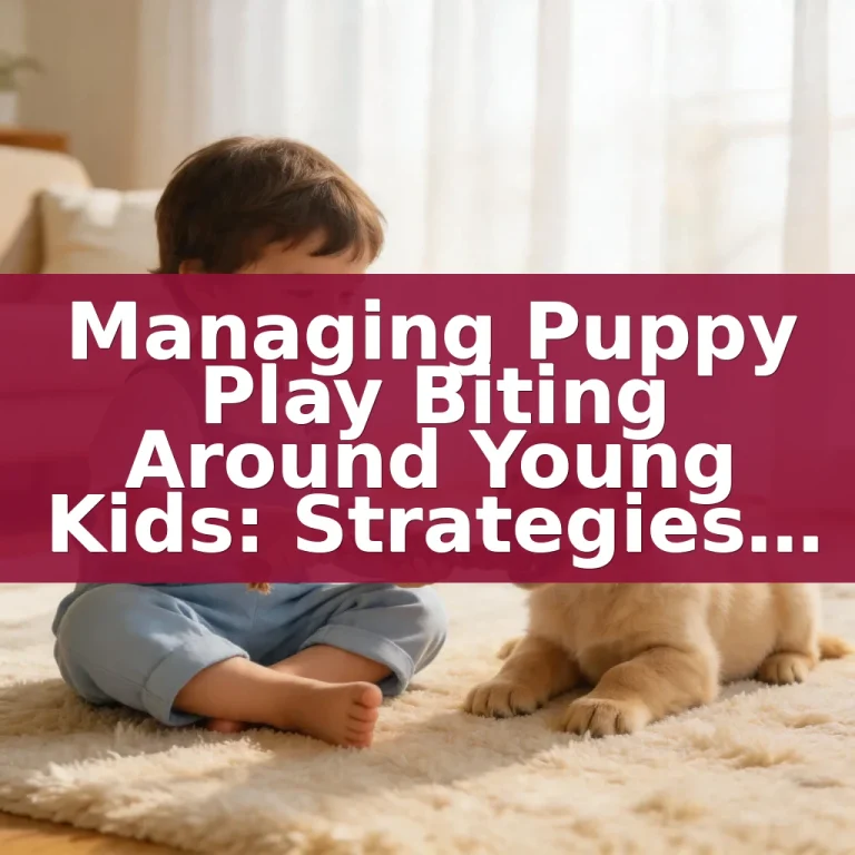 Managing Puppy Play Biting Around Young Kids: Strategies That Work