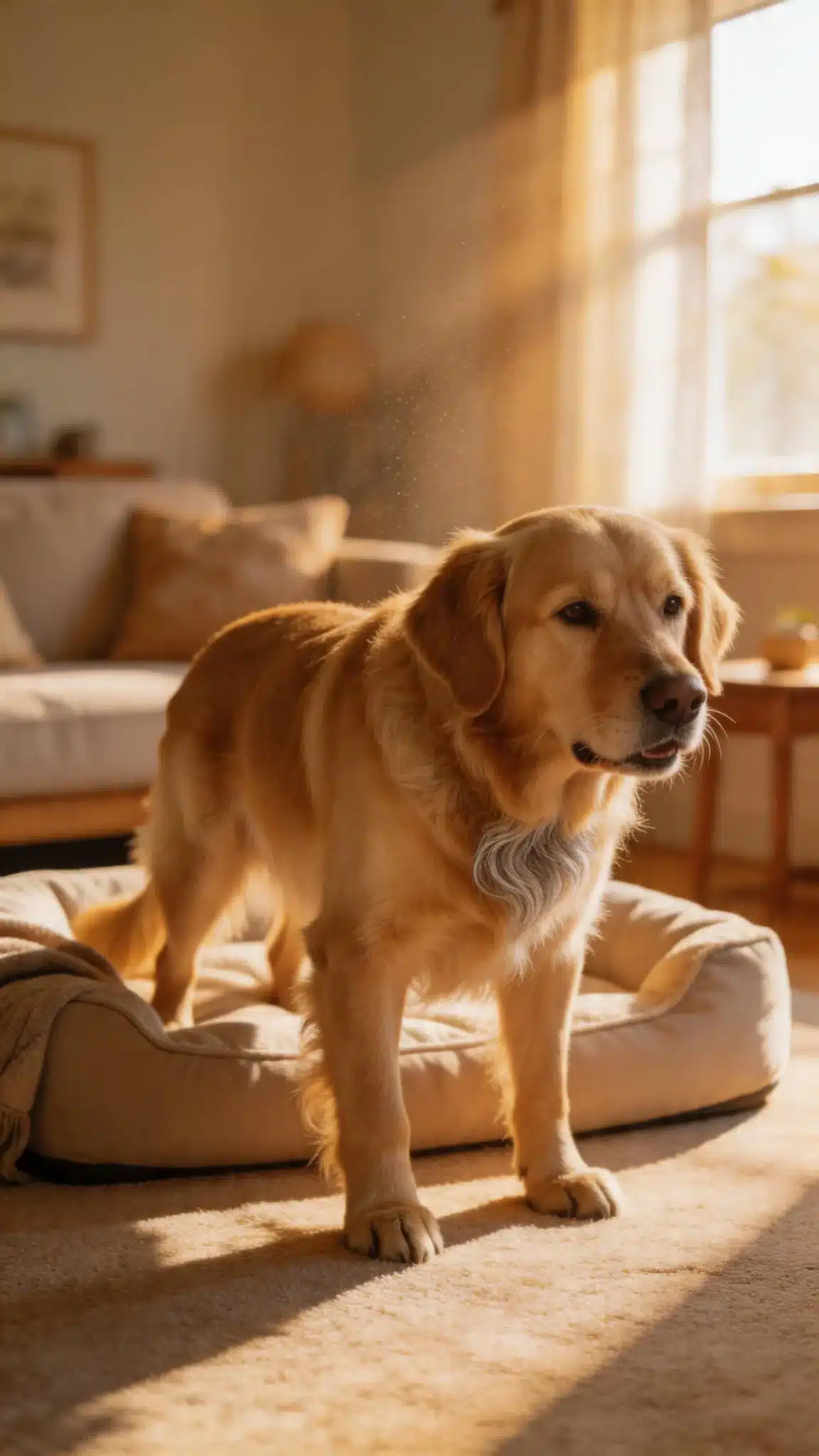 Why is my dog having trouble walking after waking up?